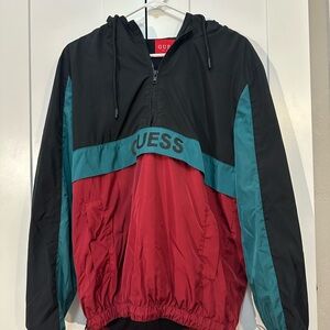 GUESS Stylish Colorblock Windbreaker